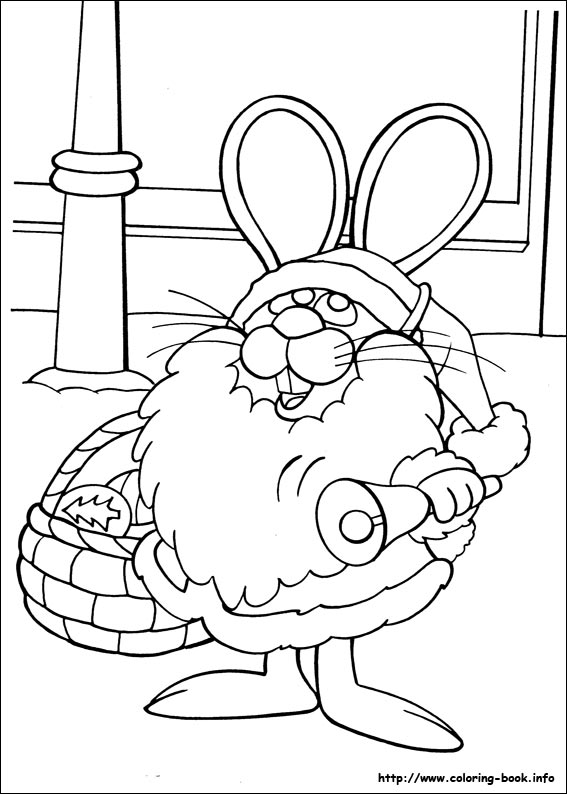 Peter Cottontail coloring picture